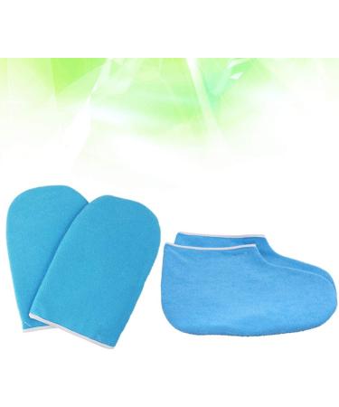 Lurrose Paraffin Wax Gloves & Ankle Boots Set - Spa Therapy Kit for Hand & Foot Care - International Shipping Available - Buy Online on GoSupps.com