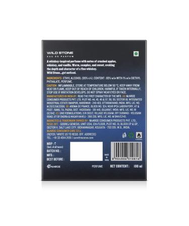 Wildd Stonee Whisky Perfume for Men 100ml|Long Lasting EDP|Woody and Fruity Fragrance|Premium Eau De Parfum - Buy Online on GoSupps.com