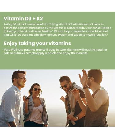 Veru Wellness D3/K2 Essential Patch - Bariatric Support Vitamins (60 Patches) - Buy Online on GoSupps.com