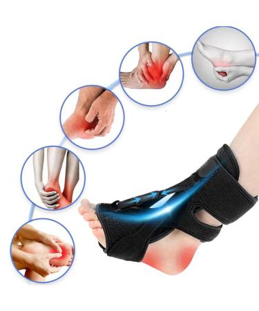 Plantar Fasciitis Night Splint | Adjustable Relief Brace for Men & Women | Comfortable Foot Drop & Achilles Tendonitis Support - Buy Online on GoSupps.com