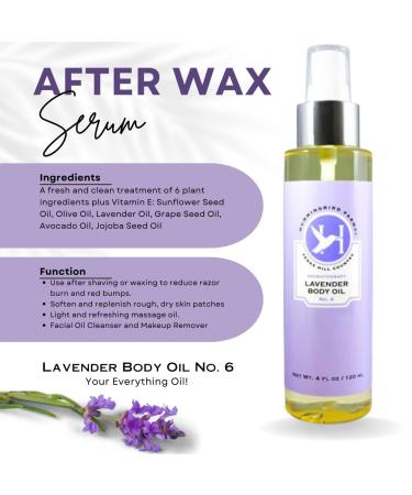 Lavender Body Oil No. 6 - Olive Avocado & Grape Seed Oil with Vitamin E | Skin Replenishment | 4 oz | International Shipping Available - Buy Online on GoSupps.com