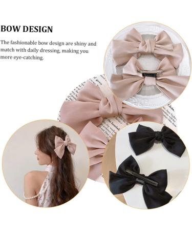 Beavorty 4 Pairs bow hairpin girls barrette party hair clip baby hair bows hair bows for women toddler hair clips bow alligator clips hair bow Bowknot headgear wedding Miss fabric - Buy Online on GoSupps.com