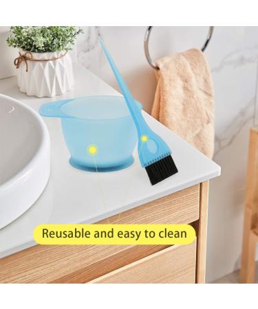 Buy Milageto Technical Hair Color Tool Set - Color Brush & Pigment Mixing Bowl in Blue | International Shipping Available - Buy Online on GoSupps.com