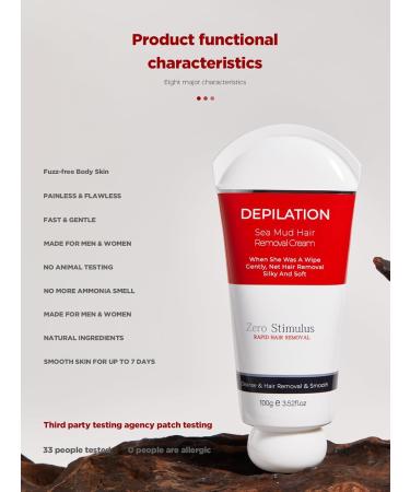 Painless Hair Removal Cream - Soothing Depilatory for All Skin Types | Unwanted Body & Facial Hair Solutions - International Shipping Available - Buy Online on GoSupps.com