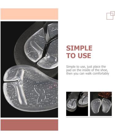 15 Pairs Forefoot Cushions - Transparent Gel Toe Pads for Sandals & Heels | Foot Protection Insoles & Slipper Pads - Buy Online on GoSupps.com