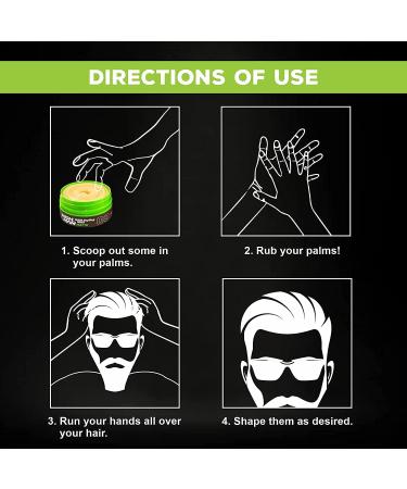 Nish Man Hair Styling Gel Matte Finish 150ml - Strong Hold Hair Wax for Men | Edge Control with Hair Clay Aqua Wax | Wax Stick for Men's Hair - (08 Matte) - Buy Online on GoSupps.com