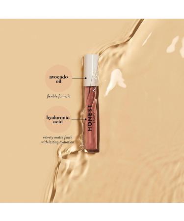 Honest Beauty Hydrating Liquid Lipstick with Hyaluronic Acid and Avocado Oil | EWG Verified, Vegan and Cruelty Free | Off Duty - 0.12 fl oz - Buy Online on GoSupps.com