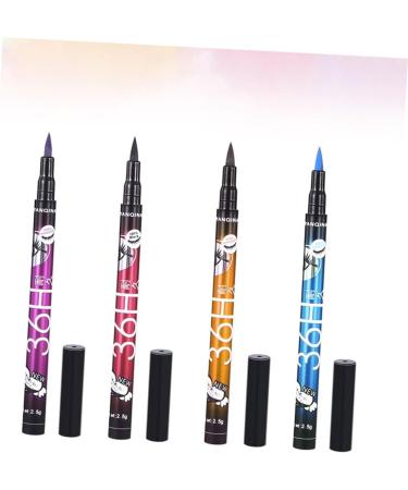 FRCOLOR 3Pcs Liquid Eyeliner Eyeliner Pen Color For Women Party Makeup Size 1x3pcs as shown x 3pcs - Buy Online on GoSupps.com