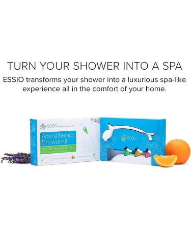Shower Steamers Aromatherapy | Filter Shower Head with Essential Oil Set by Essio | Relaxing Shower Water Filter  Better Than Shower Bombs  Shower Tablets  BathBombs - Lasts 30 Showers Breathe Blend  Unwind Blend  Passio... - Buy Online on GoSupps.com
