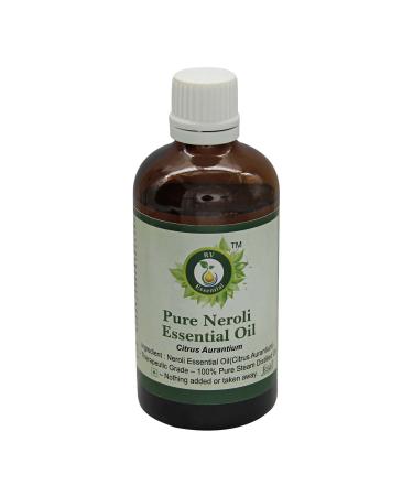 R V Essential Pure Neroli Essential Oil 50ml (1.69oz)- Citrus Aurantium (100% Pure and Natural Therapeutic Grade)