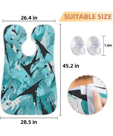 Leaf Camouflage Beard Bib Apron - Ultimate Beard Hair Catcher for Men | Perfect Gift for Father's Day Anniversaries & Christmas - Includes 2 Suction Cups - Buy Online on GoSupps.com