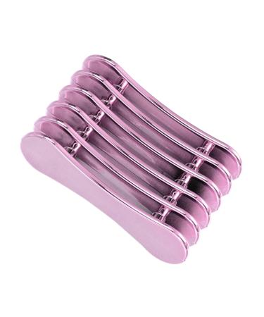 FRCOLOR 5 Nail Art Pen Stand Uv Gel Pen Holder Nail Display Stand Pen Display Stand Painting Pen Holder Nail Brush Tool Stand Holder for Nail Brush Vertical Penholder Tool Holder Purple