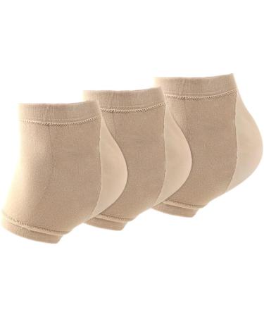 Beavorty 3 Pairs Calcetines para Mujer Heel Protector Socks Japanese Sock Silk Anti Crack Heel Socks Dry Skin Socks Half Plantar Socks Gel Socks Men and Women Sleeve Sole of Foot - Buy Online on GoSupps.com