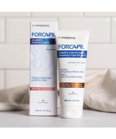 Forcapil keratin fortifying shampoo 200 ml - Buy Online on GoSupps.com