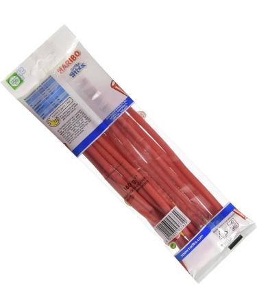 Balla Stixx Strawberry Gummy Chew Sweets Long Laces 140g - 1x Share Bag - Buy Online on GoSupps.com