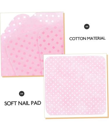 Mikinona 2 Boxes Nail Wipes Gel Nail Polish Cleaning Wipes Travel Wipes Travel Nail Polish Remover Gel Nail Remover Polish Remover Pads Glue Wipes Dip Polish Remover Nail Pads Cotton 4.80X4.80X0.10CM Pink - Buy Online on GoSupps.com