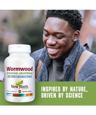 NEW ROOTS HERBAL Wormwood Capsules - 100% Natural Digestive Support Appetite Control & Intestinal Balance - Non-GMO & Gluten Free - Buy Online on GoSupps.com