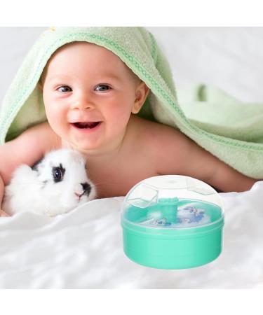 Souffle de poudre pour les tout-petits souffle de poudre pour le corps et conteneur - Applicateur d' ponges en poudre pour tout-petits poudre cosm tique pour le corps pour poudre de couches vert - Buy Online on GoSupps.com