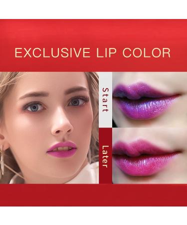 MEICOLY Blue Shimmer Lipstick - Magic Color Changing Nutritious Lip Balm for Women - Buy Online on GoSupps.com