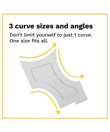 The Cut Buddy Shaping Styling Tool | AS SEEN ON SHARK TANK | 100 Clear Guide + Bonus Pencil | For Beard, Hairline, Mustache | Trimmer or Razor - Buy Online on GoSupps.com