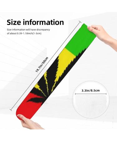 Rasta Flagleaf Compression Socks for Men & Women - 15-20 mmHg Support for Running & Cycling | Best Circulation Boost - Buy Online on GoSupps.com