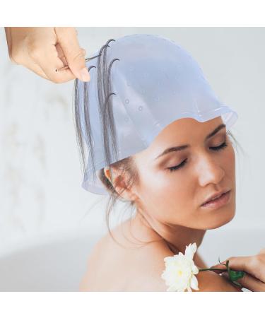 Bonnet de Teinture en Silicone lastique Taille Unique avec Crochets Perfor s Outil de Coloration R utilisable pour Salon de Coiffure et Usage Domestique Couleur Al atoire - Buy Online on GoSupps.com