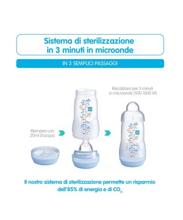 MAM Easy Start Anti-Colic Baby Bottle 320ml - Pink 4+ Months SkinSoft Silicone Sucker - International Shipping Available - Buy Online on GoSupps.com