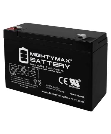 6V 12AH F2 SLA Replacement Battery for Jasco RB6100