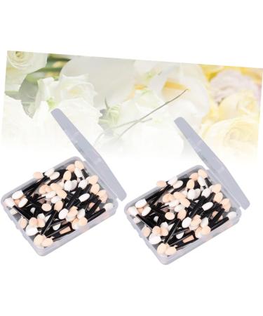 Ipetboom 200 Pcs Eye Shadow Disposable Eyeshadow Brush Dual Sided Eyeshadow Brush Makeup Brush Mini Set - Buy Online on GoSupps.com