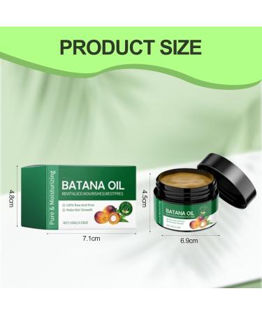 Benaewa Batana Oil for Hair Growth 100% Organic Raw Batana Oil Reduces Hair Loss for Women Men (100g) - Buy Online on GoSupps.com