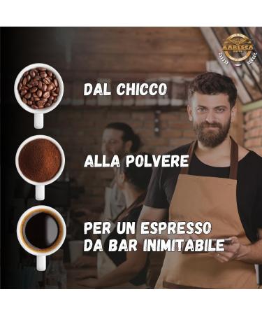 Caf Maresca: le go t de la diff rence. M lange 100% arabica. Paquet de 1 kg de grains de caf  - Buy Online on GoSupps.com