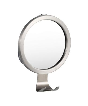 Ettori Shower Mirror Fogless for Shaving with Razor Holder, Powerful Lock Suction Fogless Mirror for Shower