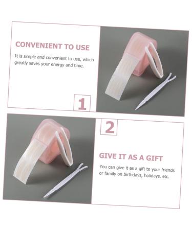 FOMIYES 3rolls Double Eyelid Sticker Pink Stickers Big Eye Tools Natural Double Eyelid Tape Woman Lasting - Buy Online on GoSupps.com