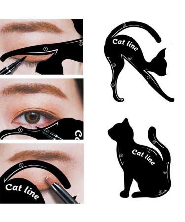 Cat Eyeliner Guides | Easy Quick Makeup Tool & Stencils for Perfect Looks - Black Stylish & Popular - Buy Online on GoSupps.com