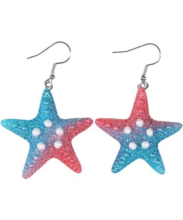 Feylie Fantasy Resin Dangling Earrings | Stylish Small Creoles | Statement Jewelry for Women & Girls - Buy Online on GoSupps.com