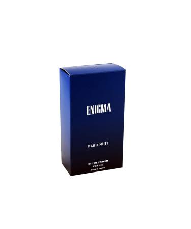 Enigma Bleu Nuit EDP for Men - 100 ML (3.4 oz)| Top Notes of Sea Accord Lemon| Middle Notes of Geranium Cinnamon| Base Notes of Vetiver Tonka Bean| Enchanting Scent| by Art & Parfum - Buy Online on GoSupps.com