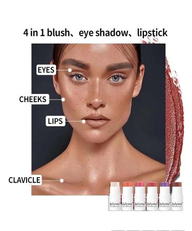 Cruelty-Free Long-Lasting Pink Cream Blush Stick for Cheeks & Lips - Buy Online on GoSupps.com