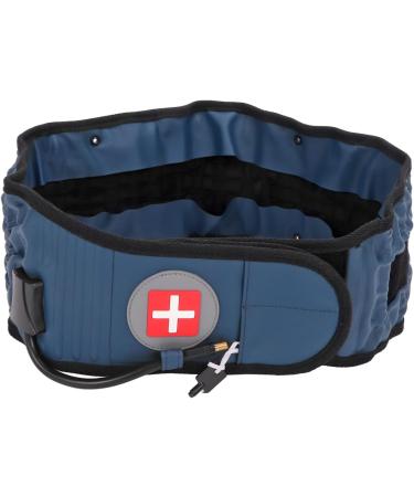 Inflatable Decompression Belt for Back Pain Relief | Professional Lumbar Support - Blue - Buy Online on GoSupps.com