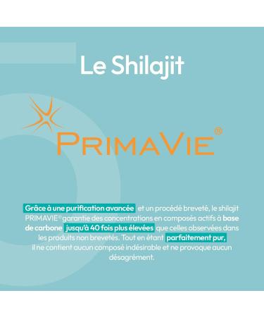 Shilajit Brevet PRIMAVIE | Extrait Pur en G lules | Immunit Musculation et Articulations | Riche en Acide Fulvique (50%) et en Acide Humique (10%) | 60 G lules V g tales | Eiyolab - Buy Online on GoSupps.com