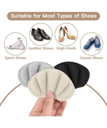 Flintronic 6 Pairs Sneaker Repair Patch | Leather Heel Protector | Shoe Heel Repair | Black+Grey+Apricot | Heel Pad for Most Shoe Types - Buy Online on GoSupps.com