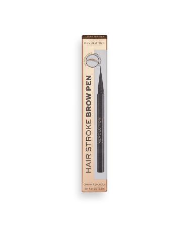 Makeup Revolution Hair Stroke Eyebrow Pencil - Light Brown 0.5ml | International Shipping - Buy Online on GoSupps.com