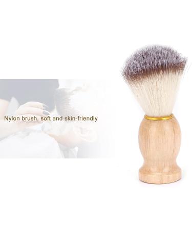 Premium Razor Brush for Hairdressers - Soft Nylon Bristles Durable Wood Handle Ideal for Salons & Travel - Buy Online on GoSupps.com