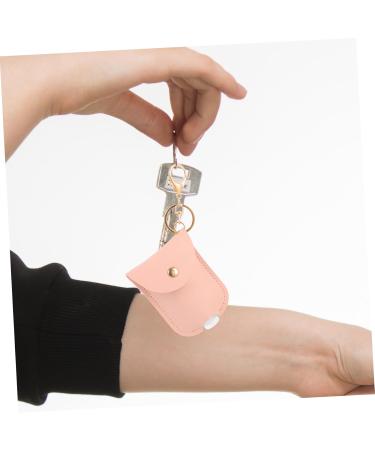 Minkissy 10 STK PU Leather Key Holder & Liquid Soap Cosmetic Travel Bottles - Reusable Flip-Cap Containers | International Shipping - Buy Online on GoSupps.com