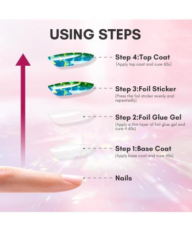 Makartt 15ML Nail Foil Glue Gel for Nail Transfer Manicure Art - UV LED Lamp Required - Soak Off Formula - 1*15ml - Buy Online on GoSupps.com