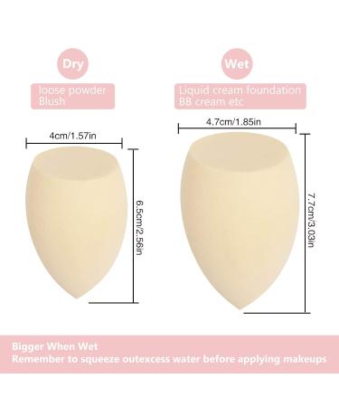 Dolovemk Makeup Sponge - Soft Latex-Free Beauty Blender for Smooth Foundation Application - 1 Pack in Skin Color - Buy Online on GoSupps.com