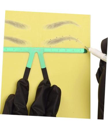 Housoutil 3pcs Household Shaper Tool Positioning Stainless Measuring Eyebrow Steel Triangle Tattoos Nose 13.8x7cmx3pcs Greenx3pcs - Buy Online on GoSupps.com