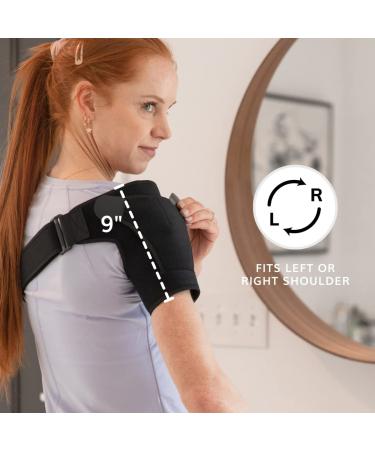 Buy BraceAbility Shoulder Support Brace - Copper Compression Arm Sleeve for Rotator Cuff & Labrum Tears Bursitis & Impingement Relief (L/XL) - International Shipping Available - Buy Online on GoSupps.com
