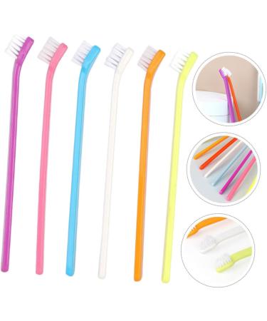 Housoutil 6pcs Dental Es Handle Manual Soft Toothpaste Dual The Cleaning Durable Large Long Household Chew - Buy Online on GoSupps.com