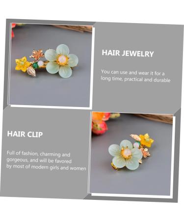 FRCOLOR Hairpin Women Hair Barrettes Vintage Metal Hair Barrettes Spring Flower Hair Barrettes Vintage Spring Hair Clips Tiaras for Girls Flower Hair Clip Wedding Accessories Miss Etc. - Buy Online on GoSupps.com