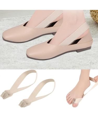 YUAB Hallux Valgus Corrector | Turf Toe Brace with Silicone Inner Pad - Skin Color Small - Buy Online on GoSupps.com